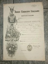 Foglio congedo assoluto usato  Roma