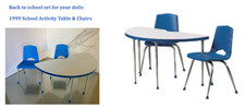 Boneca American Girl 1999 mesa de atividades escolares e cadeiras móveis de volta às aulas comprar usado Boneca American Girl 1999 mesa de atividades escolares e cadeiras móveis de volta às aulas comprar usado  Enviando para Brazil
