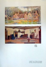 Casa antiga com estampa antiga entrada de madeira frente sala de estar Scott Architect 1913 comprar usado  Enviando para Brazil
