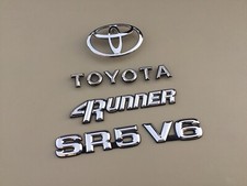 1990-1995 Toyota 4Runner SR5 V6 porta traseira emblema logotipo conjunto de letras fabricante de equipamento original comprar usado  Enviando para Brazil