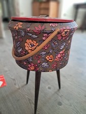 Retro nähkörbchen nähkorb gebraucht kaufen  Schlitz
