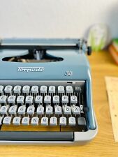 Antique Torpedo 30 Typewriter – 1961, Blue, Vintage German Machine comprar usado  Enviando para Brazil
