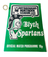 Football programme blyth for sale  BLACKPOOL