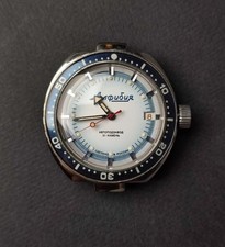 Raro relógio mecânico russo com corda automática movimento Vostok Netuno 2416, usado comprar usado  Enviando para Brazil