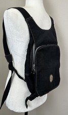 Usado, Mochila de transporte privado vintage rara Kipling preta bolsos de náilon tamanho médio comprar usado  Enviando para Brazil