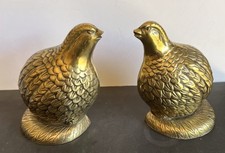 quail brass pair vintage for sale  Santa Cruz