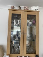 Oak display cabinet for sale Oak display cabinet for sale  HOCKLEY