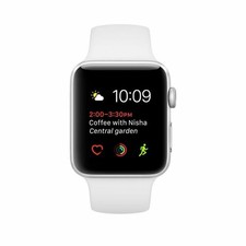 Smartwatch Apple Watch Series 1 38 mm estojo de alumínio pulseira esportiva branca  comprar usado Smartwatch Apple Watch Series 1 38 mm estojo de alumínio pulseira esportiva branca  comprar usado  Enviando para Brazil
