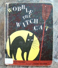 Usado, Wobble The Witch Cat ~1958 Vintage HC~ Calhoun Duvoisin Familiar Magic Broom 🧹 comprar usado  Enviando para Brazil