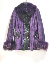 Cappotto donna viola usato  Santa Maria Capua Vetere