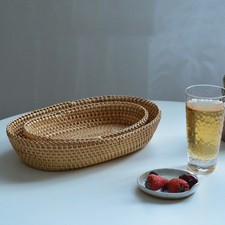 Panier rotin tissé d'occasion  Expédié en France