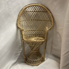 Peacock wicker fan for sale  Mercer