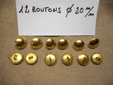 Boutons militaires metallique d'occasion  Breuillet