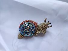 Snail diamante brooch for sale  LONDON