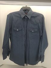 Camisa social masculina George Striat Troubadour Collection média estalo pérola longa... comprar usado  Enviando para Brazil