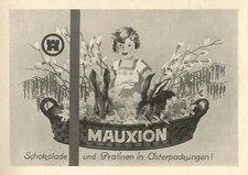 Schokolade mauxion reklame gebraucht kaufen  Waldburg