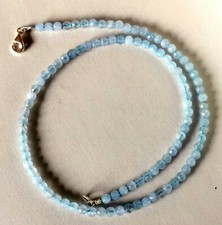 Aquamarin kette unbehandelt gebraucht kaufen  Heiligenhaus