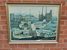 Large lowry framed for sale  WIGSTON
