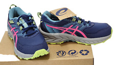 Usado, Tênis esportivo de corrida ASICS Pre-Venture 9 GS infantil tamanho 3 juvenil azul rosa NOVO comprar usado  Enviando para Brazil