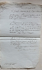 Empire 1805 diplome d'occasion  Morestel