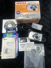 Câmera Digital 3D Pentax Optio 550 5MP com Zoom Óptico 5x com VISUALIZADOR 3D, CARREGADOR DE MORCEGO comprar usado  Enviando para Brazil