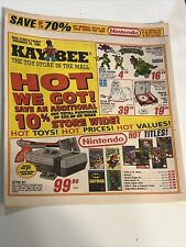 Usado, Loja de brinquedos Kay Bee Páscoa 1990 jornal anúncio circular He-Man GIJoe videogames vintage comprar usado  Enviando para Brazil