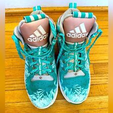 Tênis Adidas Derrick Rose 6 Boost Natal basquete masculino tamanho 9 verde comprar usado  Enviando para Brazil