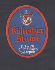 Etikett köstritzer blume gebraucht kaufen  Rostock