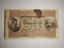 Banconota lire credito usato  Vigevano