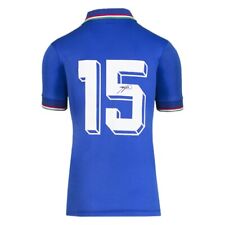 Roberto Baggio 1990 assinado de volta Itália #15 Home Jersey ícones certificados comprar usado  Enviando para Brazil