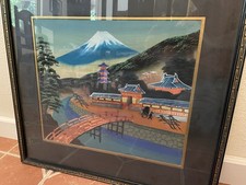 Mt.fuji painting silk for sale  Davis