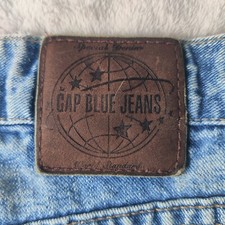 Jeans feminino vintage Gap 10 tornozelo reto caimento solto anos 80 anos 90 EUA lavagem leve desbotada comprar usado  Enviando para Brazil