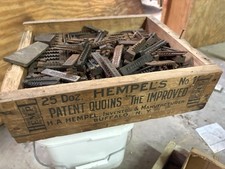 Letterpress number quoins for sale  College Station