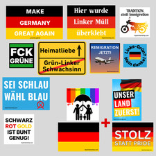 Afd aufkleber rechte gebraucht kaufen  Waldmünchen