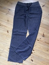 Max & Co by Max Mara Damen Hose Cotton Leinen W32/L34 Gr.42 wide leg relaxed fit comprar usado  Enviando para Brazil