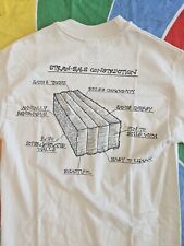 Camisa de construção vintage anos 80 ponto único fardo de palha pequena Hanes Beefy , usado comprar usado  Enviando para Brazil