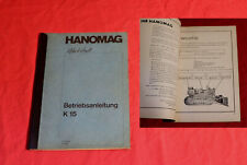 Betriebsanleitung hanomag raup gebraucht kaufen  Estorf