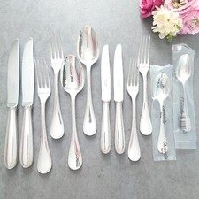 Christofle Perles 12 peças talheres prata padrão faca garfo colher excelente comprar usado  Enviando para Brazil