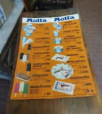 Cartellone pubblicitario motta usato  Monza