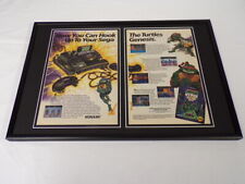 TMNT Hyper Stone Heist 1992 Sega 12x18 emoldurado display publicitário VINTAGE  comprar usado  Enviando para Brazil