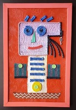 Quadro dipinto collage usato  Scafati