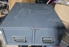 Armário de arquivo vintage Steelmaster aço 2 gavetas cartão empilhável  comprar usado  Enviando para Brazil