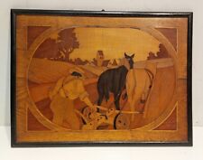 Holzbild intarsienarbeit einle gebraucht kaufen  Karlsruhe