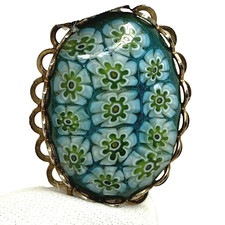 Vintage brooch millefiori for sale  UK