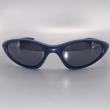 Óculos de Sol Vintage Oakley Minute 1.0 Code Anos 90 - Azul/Preto Irídio, usado comprar usado  Enviando para Brazil
