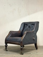 Antique leather armchair for sale Antique leather armchair for sale  YORK
