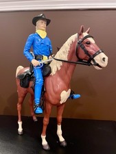 Usado, GENERAL CUSTER, Marx "Best of the West" Fort Apache 2001 Reedição, Cavalo Pintado. comprar usado  Enviando para Brazil