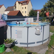 Swimmingpool komplettset bestw gebraucht kaufen  Eilenburg
