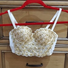 Bebe beaded bralette d'occasion  Expédié en Belgium
