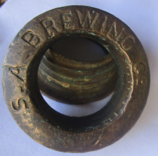 Belo barril de latão 1890 S.A. BREWING CO da Austrália do Sul comprar usado  Enviando para Brazil